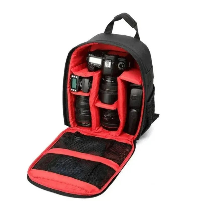 camera backpack - Red