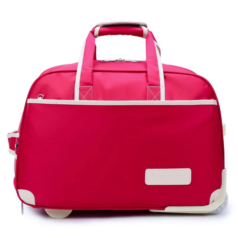 rolling travel bag - Pink