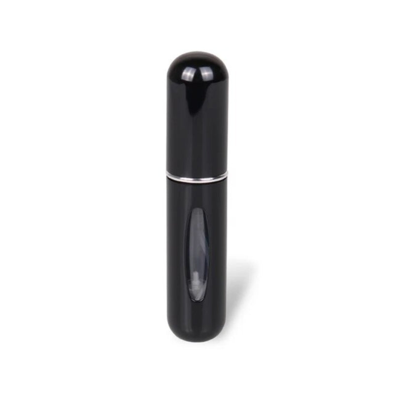 rechargeable travel perfume spray - Glossy Black - 5ml