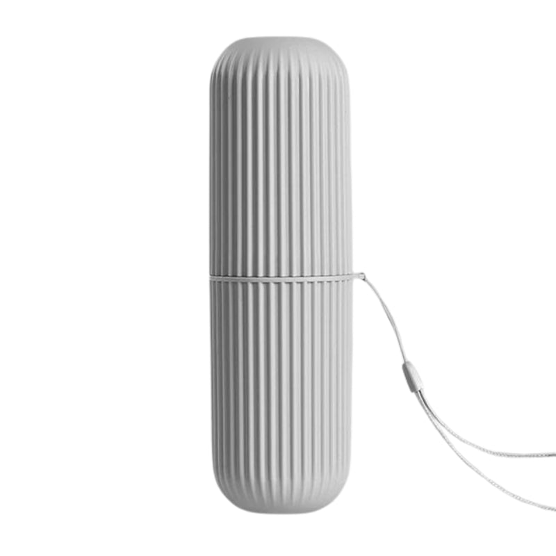 travel toothbrush case - Grey - Gray