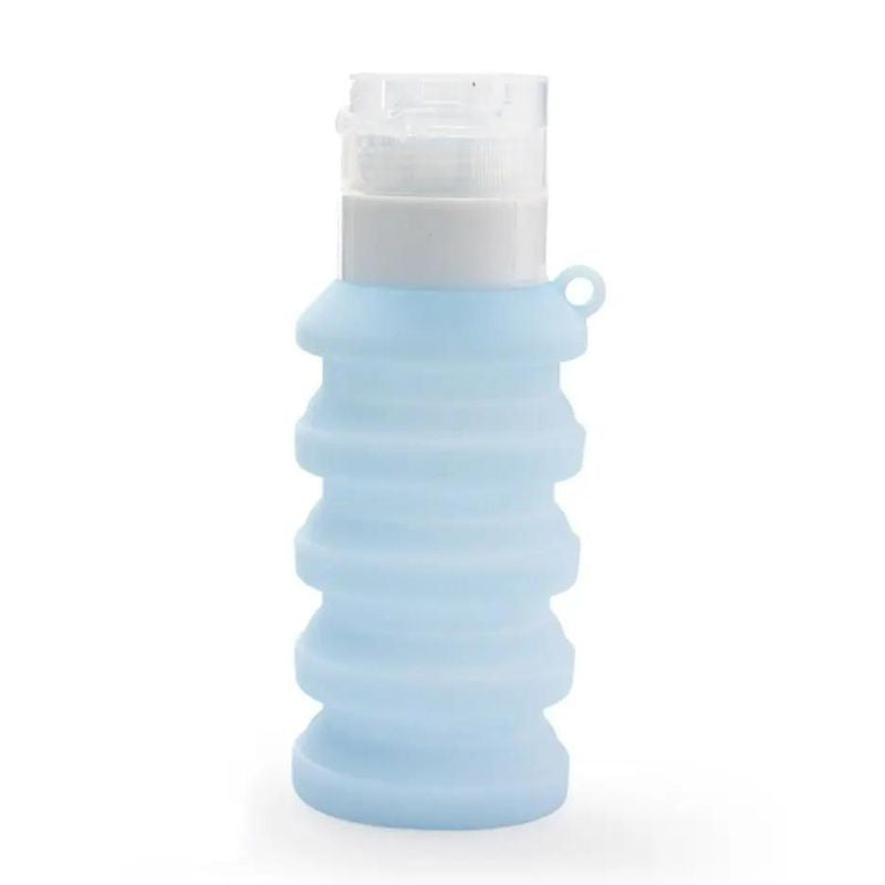 silicone travel bottle - Blue