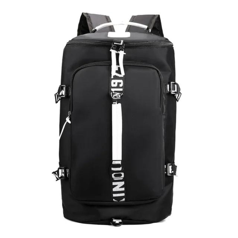 large crossbody backpack - Black