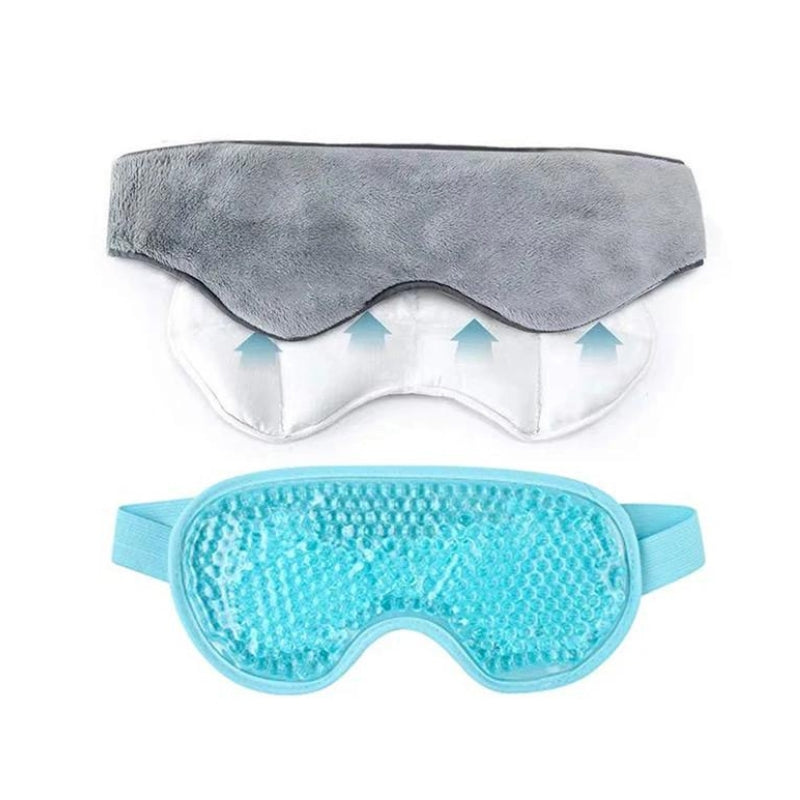 soft cotton sleep mask - Grey - Gray