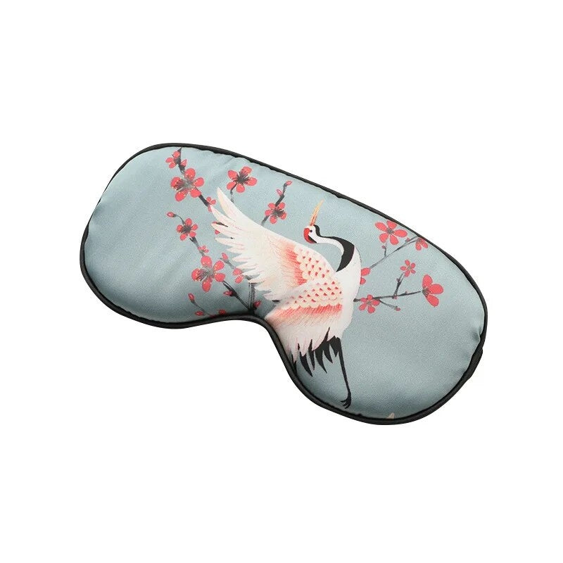 silk sleep mask - Blue