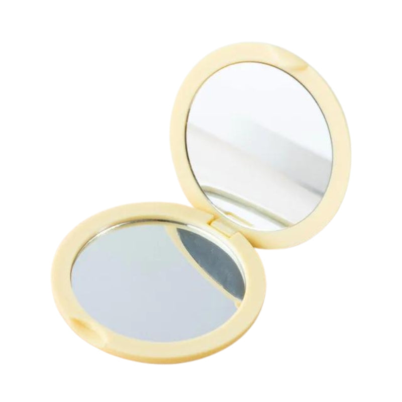 makeup pocket mirror - Yellow - Foldable