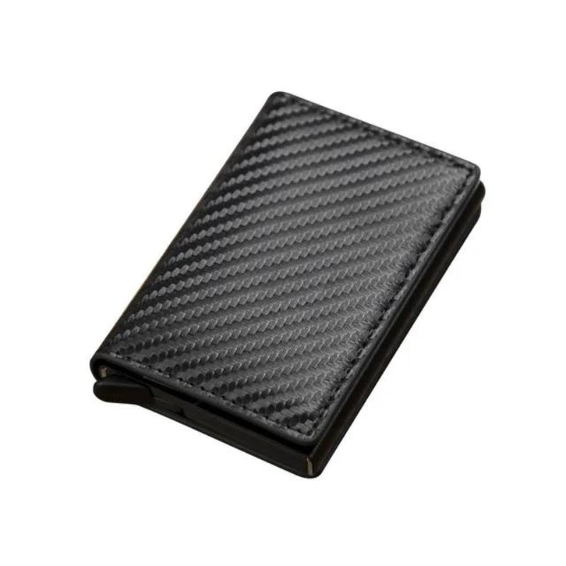 rfid card holder - Textured Black