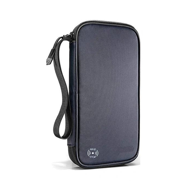travel anti-theft wallet - Blue