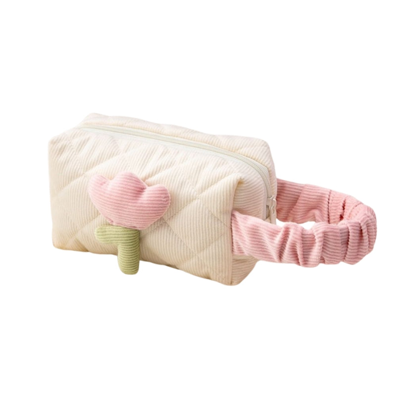soft vanity women's toiletry bag - Beige - S