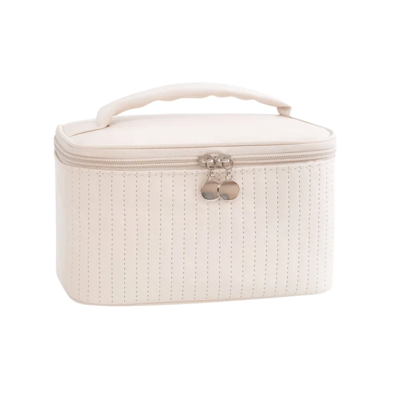 makeup toiletry vanity pouch - Beige