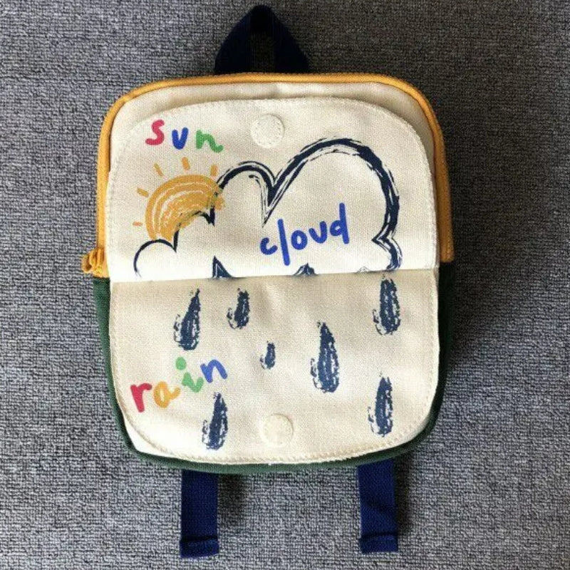 small children's backpack colorful childlike design - Multiple Patterns - Dinosaur Pattern - Space Pattern - Floral Pattern