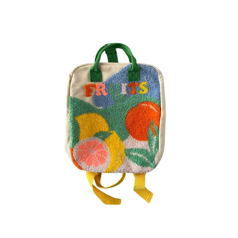 small children's backpack - Floral Pattern