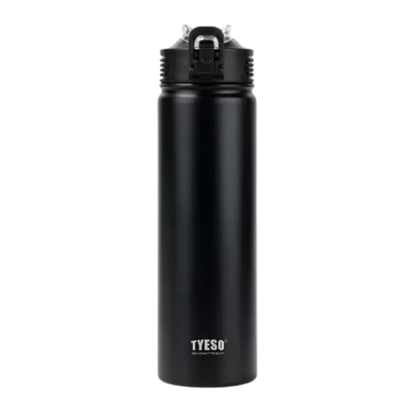 stainless steel water bottle - Black - 750ML