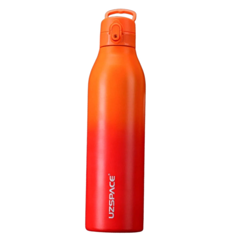 stainless steel water bottle - Orange and Red