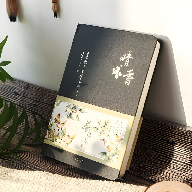 beautiful notebook close-up cover - Green - Blue - Black - Grey - Gray