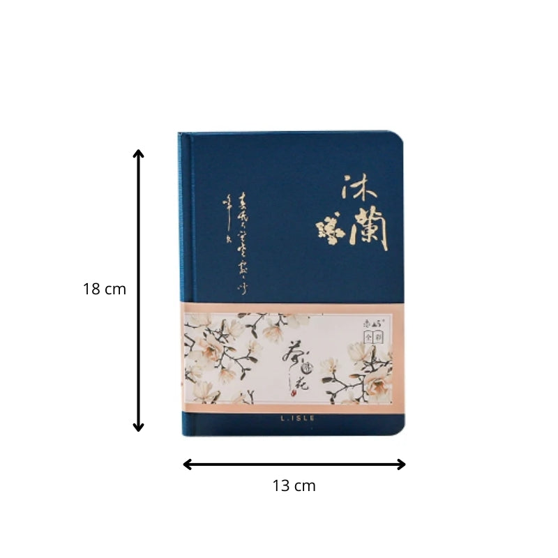 beautiful notebook decorated cover - Green - Blue - Black - Grey - Gray