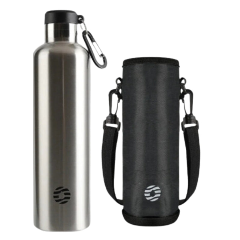 stainless steel insulated bottle - Silver - 1000 ml