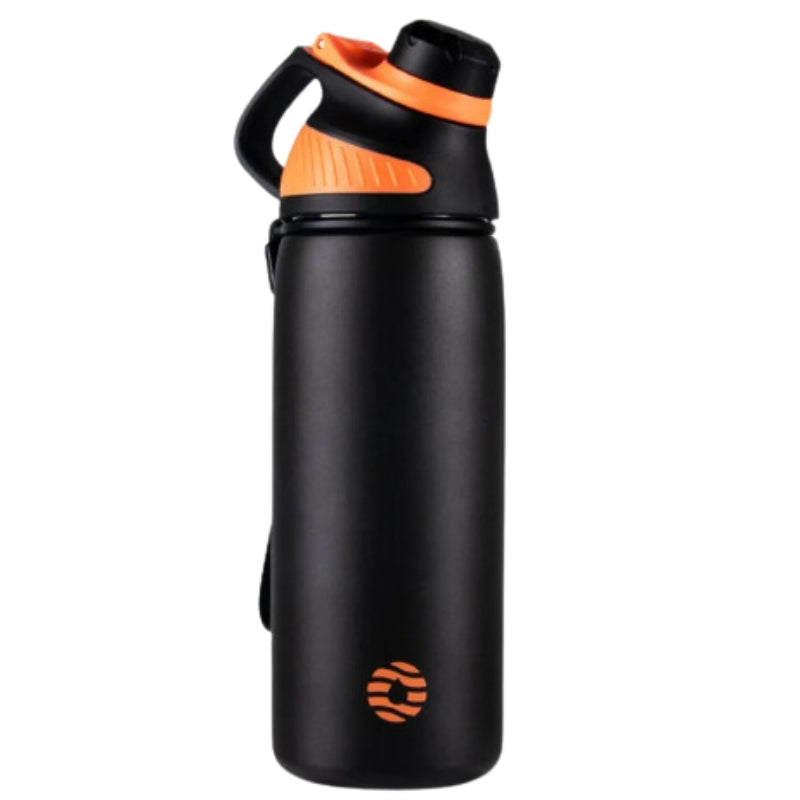 1l insulated bottle - Black - 1000 ml