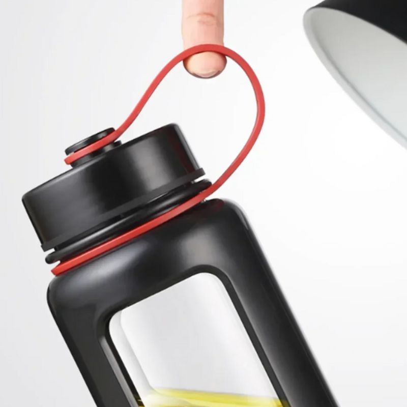 glass water bottle - Pink - Brown - Blue - Black