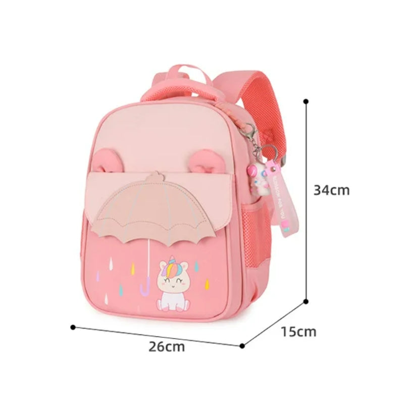 personalized child backpack close up pattern - Purple - Sky Blue - Pink - Navy Blue and Orange - Navy Blue and Sky Blue - Navy Blue and Green