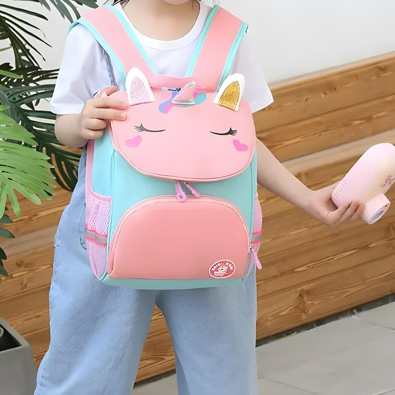 customizable children's backpack hand carry - Pink and Purple - Pink and Sky Blue - Pink and Navy Blue - Red and Navy Blue - Sky Blue and Navy Blue - Yellow and Navy Blue - Royal Blue and Navy Blue