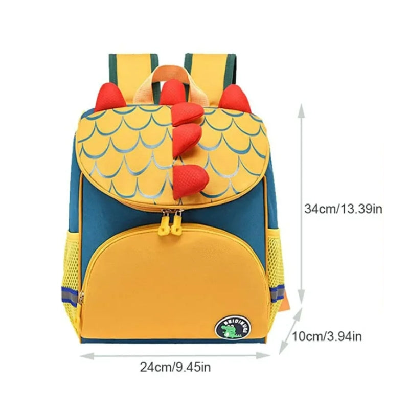 customizable children's backpack close up zip closure - Pink and Purple - Pink and Sky Blue - Pink and Navy Blue - Red and Navy Blue - Sky Blue and Navy Blue - Yellow and Navy Blue - Royal Blue and Navy Blue
