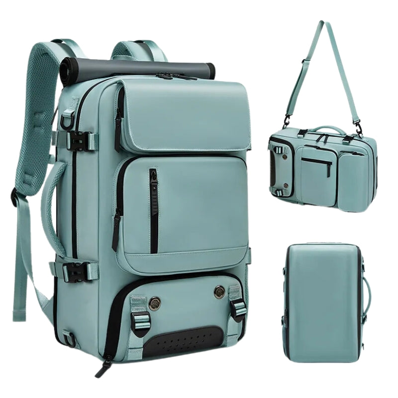 practical travel bag multiple item angle - Pink - Turquoise - Grey - Gray - Dark Grey - Dark Gray - Army Green - Pastel Green - Teal - Black - Lavender