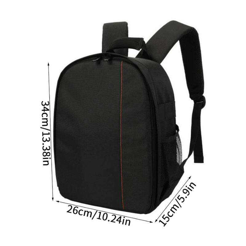 camera backpack close-up dimensions - Red - Orange - Green - Purple - Grey - Gray