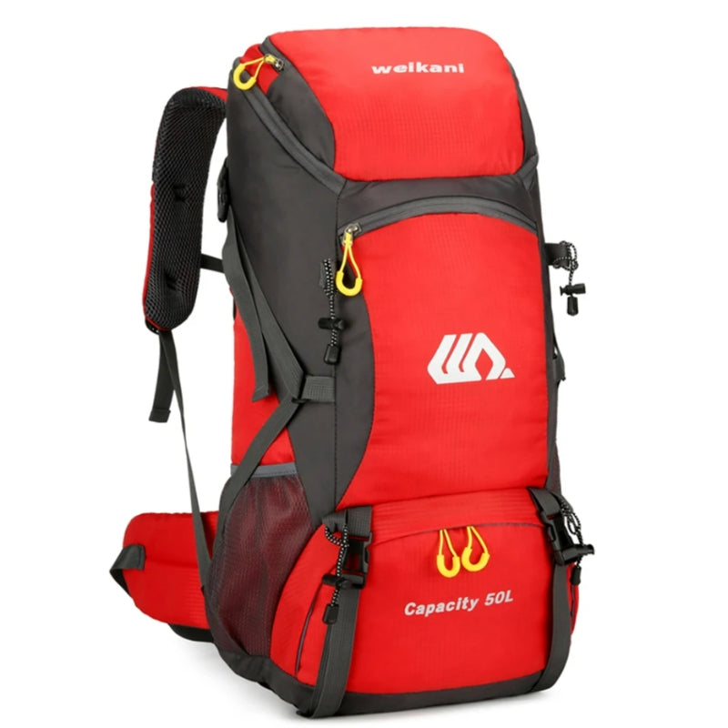 50 liters hiking backpack - Red