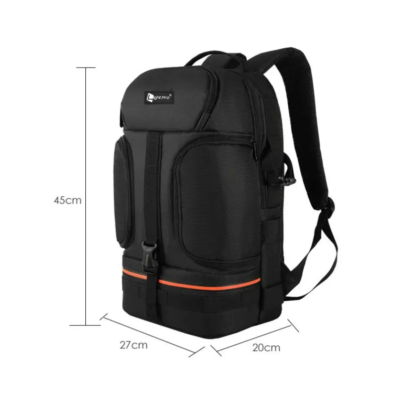 camera bag close up dimensions - Orange - Grey - Gray - Red
