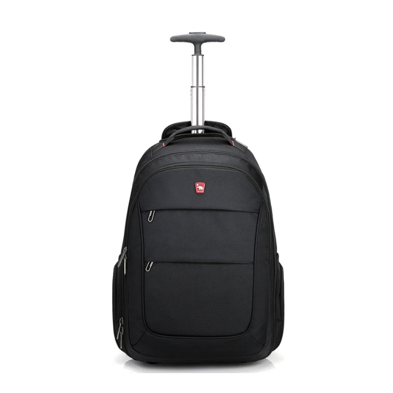wheeled backpack suitcase - Black
