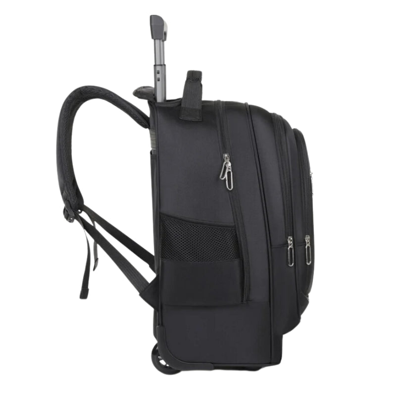 wheeled backpack side with wheels - Black