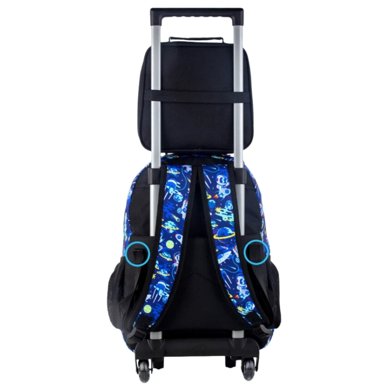 children's wheeled travel backpack back of the bag - Motorbike