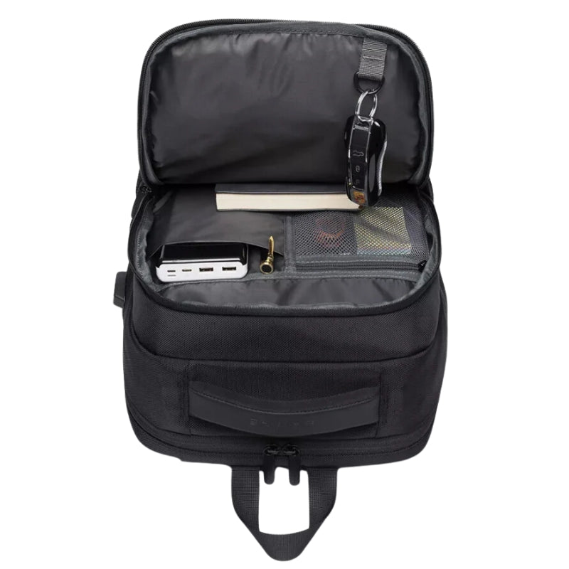 work backpack men open compartment - Grey - Gray - Black - Navy Blue