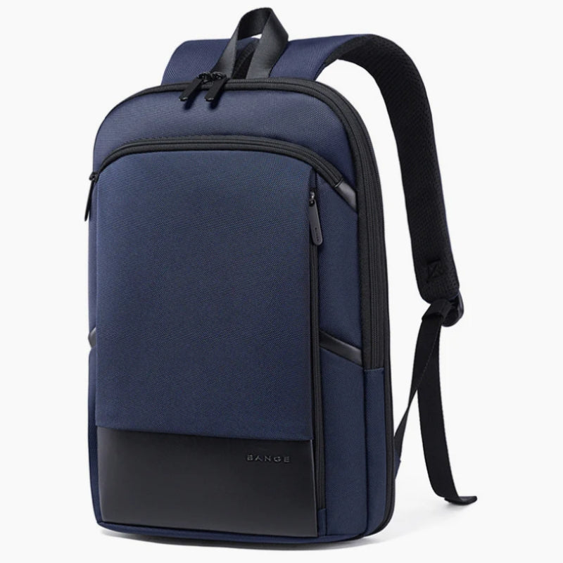 waterproof computer backpack for men - Navy Blue