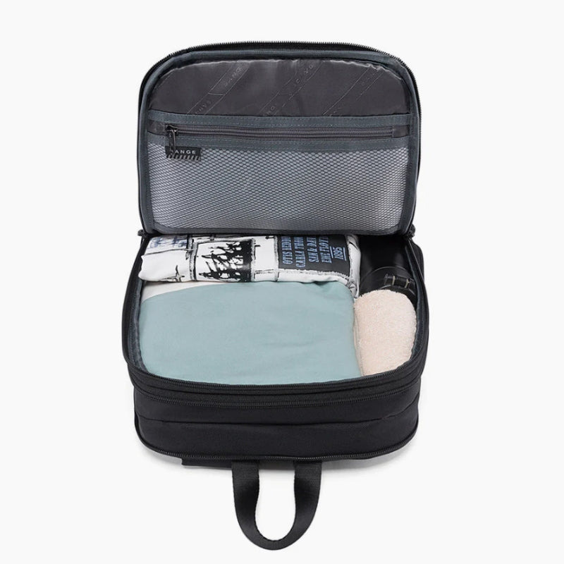 waterproof computer backpack for men open compartment - Grey - Gray - Navy Blue - Black