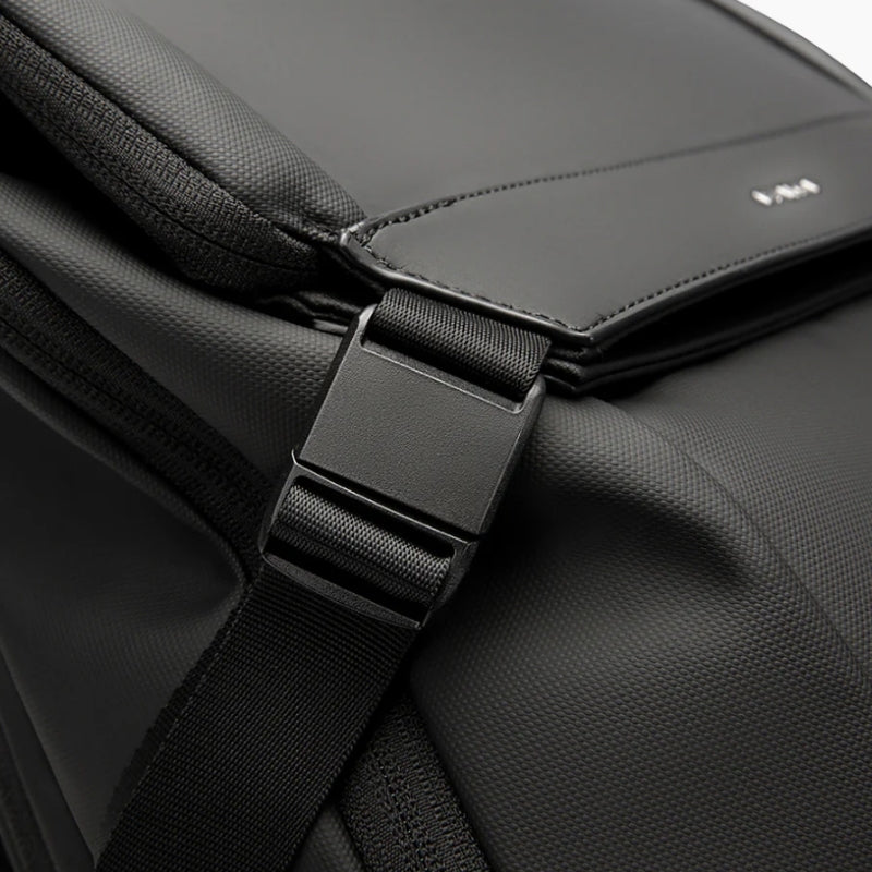 waterproof backpack strap detail - Black