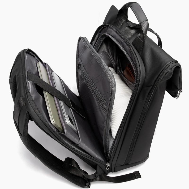 waterproof backpack 20l open compartment - Black