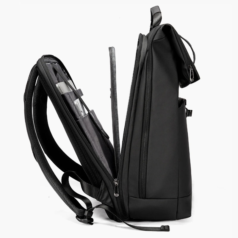 waterproof backpack 20l open compartment - Black