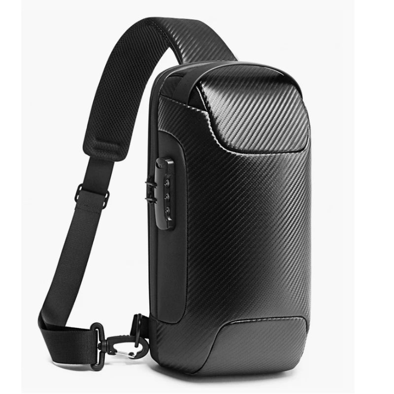 messenger bag man - Black