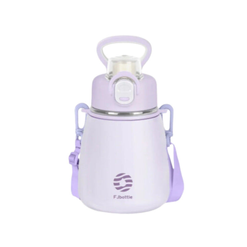 stainless steel kids water bottle - Purple - 600ml
