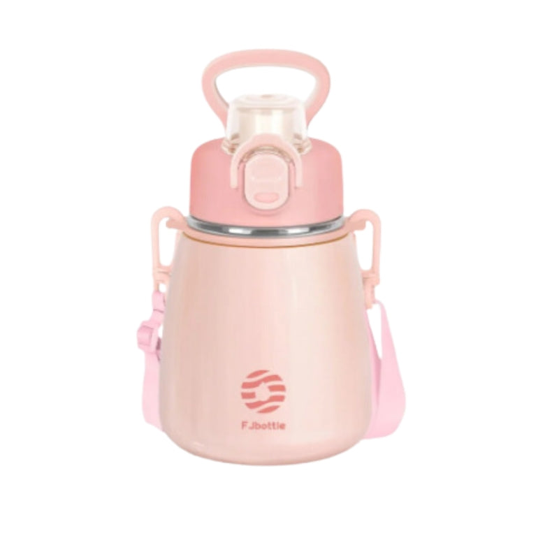 stainless steel kids water bottle - Pink - 600ml