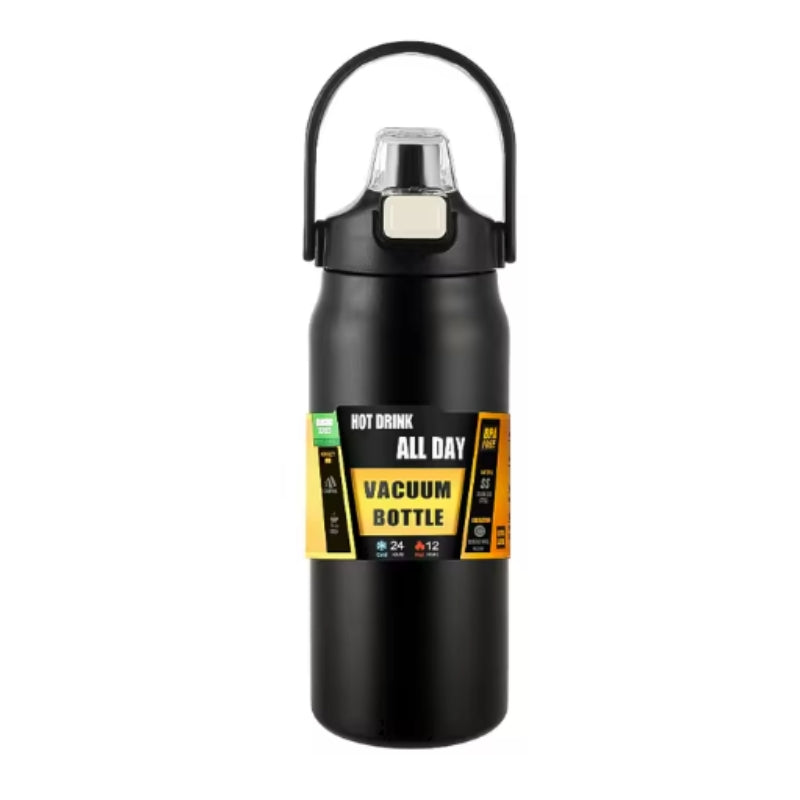 1l water bottle - Black