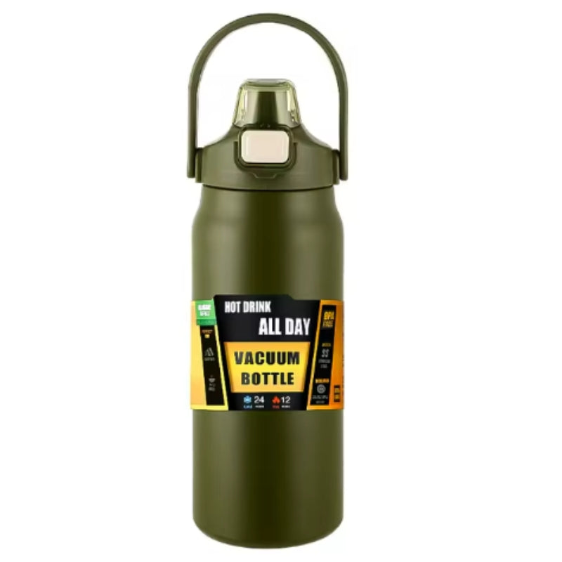 1l water bottle - Green