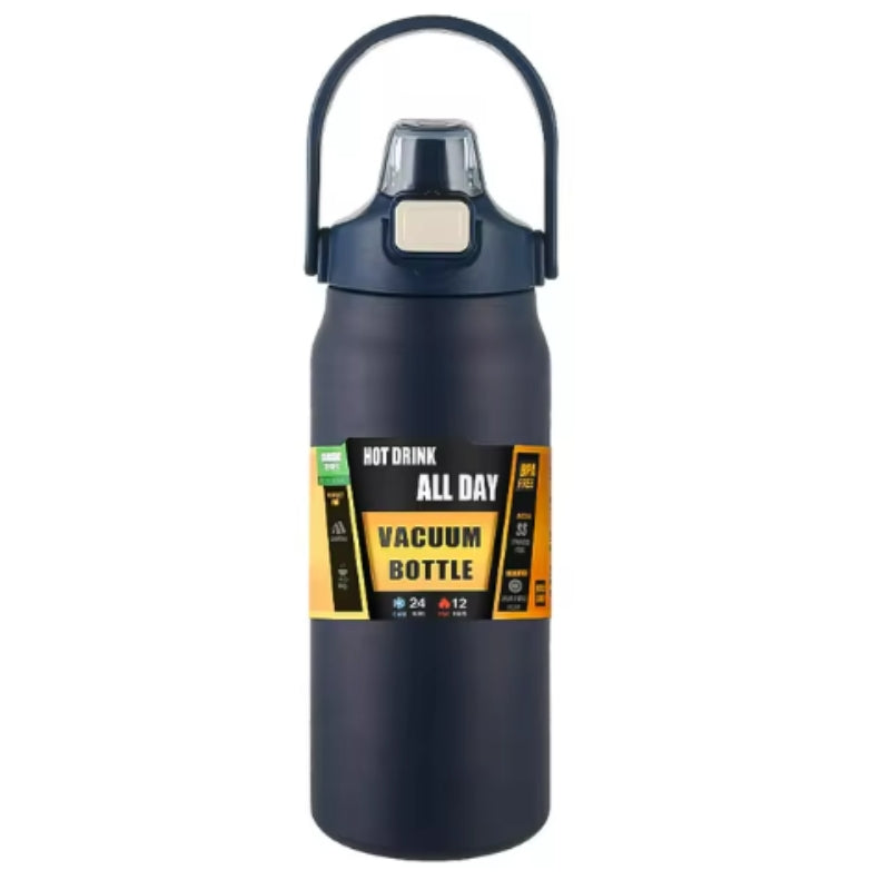 1l water bottle - Navy Blue