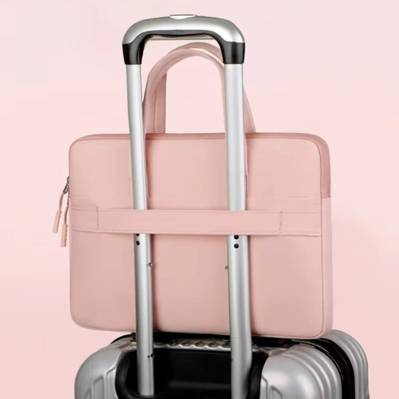 laptop bag attached to a suitcase - Green - Pink - Beige - Black - Grey - Gray - Blue