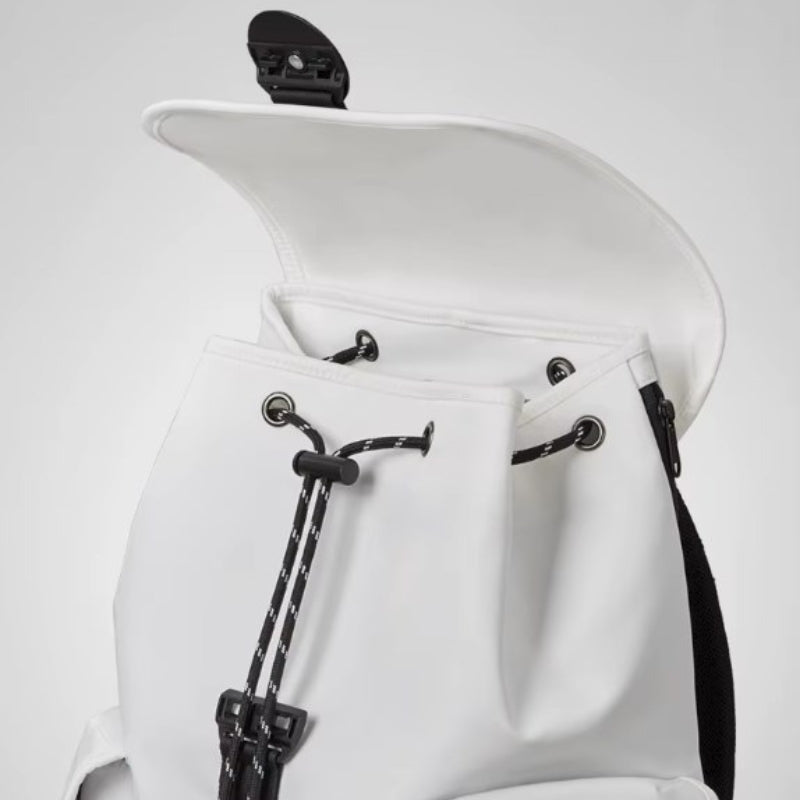 trendy laptop backpack open compartment - White - Black - Brown - Blue