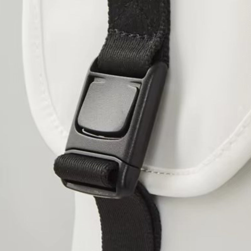 trendy laptop backpack strap detail - White - Black - Brown - Blue