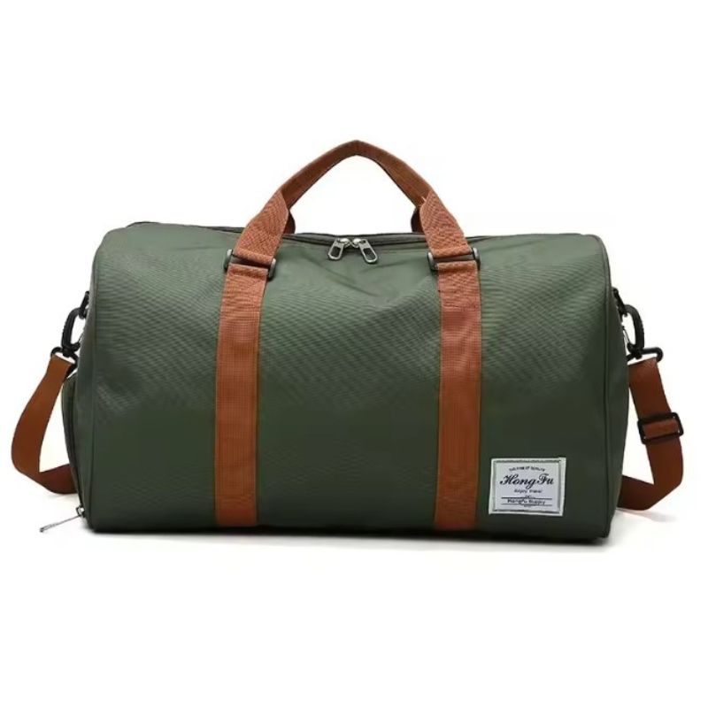 weekend bag with shoe compartment - Green