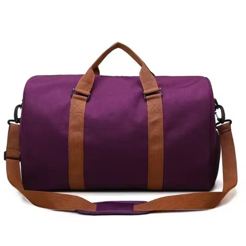 weekend bag with shoe compartment - Purple
