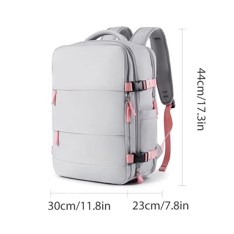 women's design backpack close up zip closure - Expandable Grey - Expandable Gray - Beige 1 - Beige 2 - Expandable Beige - Green 1 - Green 2 - Green 3 - Expandable Green - Dark Grey Green 2 - Dark Gray Green 2 - Expandable Dark Green - Black 1 - Black 2 - Expandable Black - Brown 1